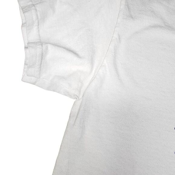 Gildan Women Tops, White "I Love Tiny Humans" Pediatric Nurse Tee T-Shirt, Sz S - Picture 6 of 9